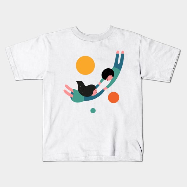 Won't Let Go Kids T-Shirt by AndyWestface